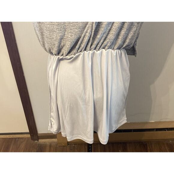 NEW Banana Republic Size S Gray Elastic Waist Side Maxi Shirt Dress NWT - Picture 7 of 8